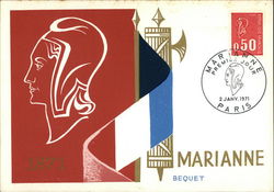 Marianne de Bequet - 1971 Postcard