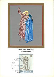 Dante and Beatrice (Paradiso) Postcard