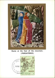 Dante at the Foot of the Mountain (Purgatorio) Postcard