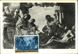 Job visits with hsi friends Postcard