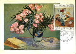 Laurel Roses by Vincent Van Gogh Postcard