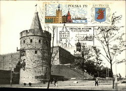 The Gothic Tower of the Seven Capes and the Renaissance Castle of Pomeranian Dukes Postcard
