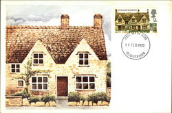 British Architecture, Cotswold Limestone Postcard