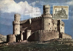 Castillo de Manzanares el Real Postcard