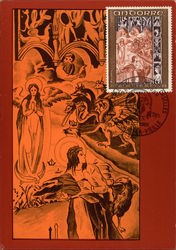 Andorre. Retable de Saint-Jean-de-Caselles Postcard