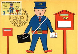 Philatélie de la Jeunesse / Jeugdfilatélie 1970 Postcard