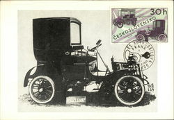 Czech Automobile Postcard