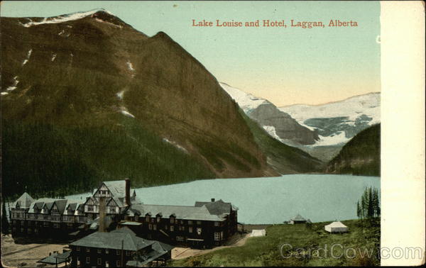 Lake Louise and Hotel Laggan AB Canada Alberta