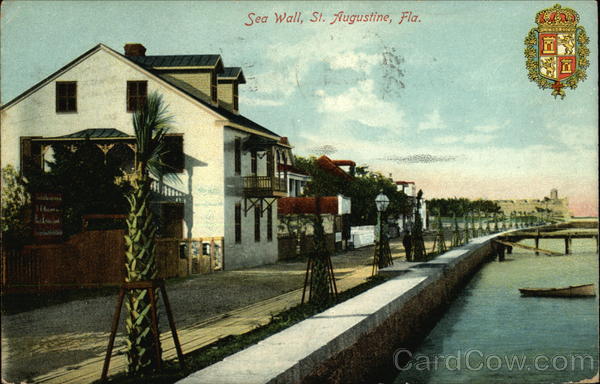 Sea Wall St. Augustine Florida