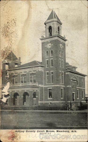 Ashley County Court House Hamburg Arkansas
