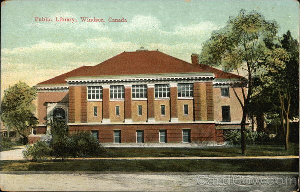 Public Library Windsor ON Canada Ontario