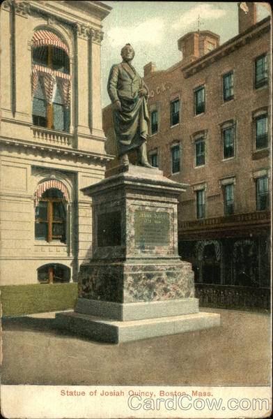 Statue of Josiah Quincy Boston Massachusetts