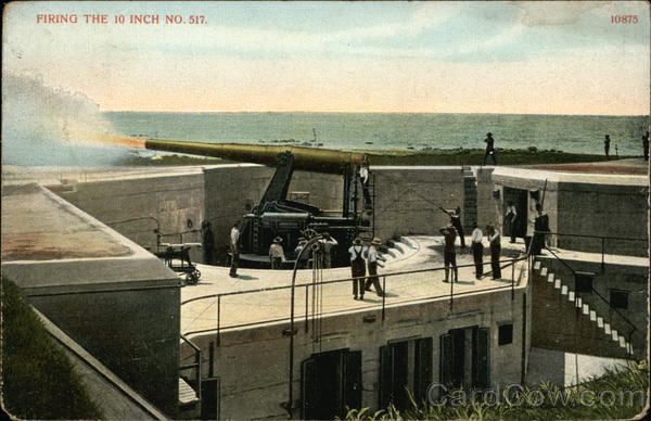 Firing the 10 Inch No. 517 Military