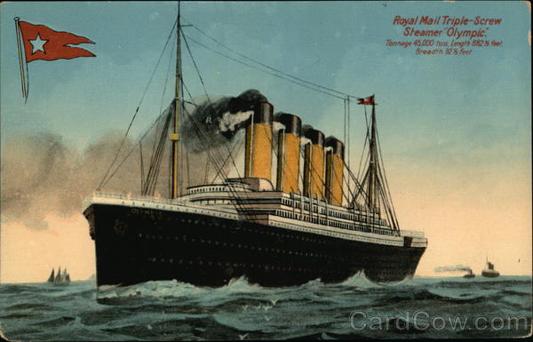 Royal Mail Triple-Screw Steamer Olympic Steamers