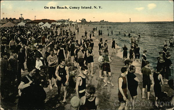 On the Beach Coney Island New York
