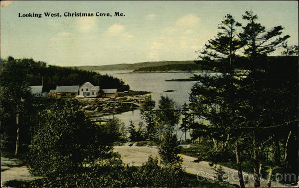 Looking West Christmas Cove Maine