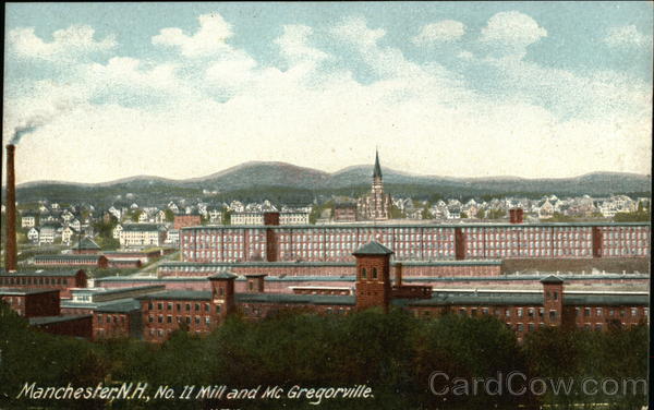 No.11 Mill and McGregorville Manchester New Hampshire