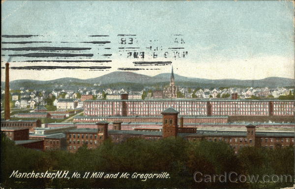 No. 11 Mill and McGregorville, Manchester, N.H New Hampshire