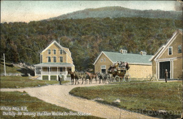 The Tally-Ho Leaving the Glen House for Glen Station, White Mts., N.H New Hampshire