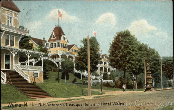 N.H. Veterans Headquarters and Hotel Weirs Weirs Beach New Hampshire