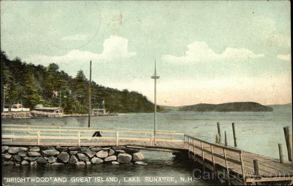 Brightwood and Great Island, Lake Sunapee Newbury New Hampshire