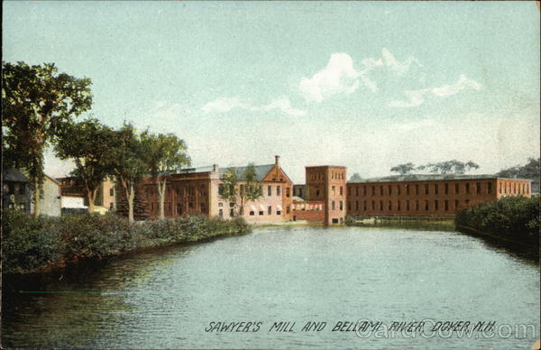 Sawyer's Mill and Bellami River Dover New Hampshire