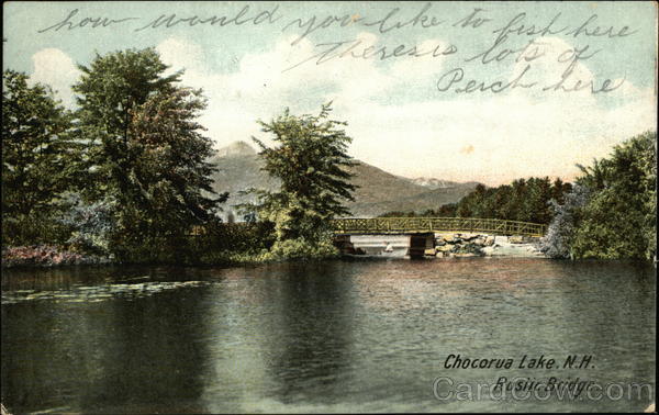 Rustic Bridge, Chocorua Lake New Hampshire