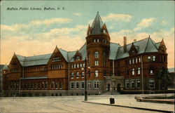 Buffalo Public Library New York Postcard Postcard