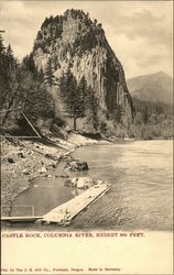 Castle Rock, Columbia River, Height 800 Feet Postcard