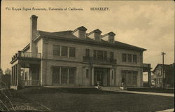 Phi Kappa Sigma Fraternity, University of California Berkeley, CA Postcard Postcard