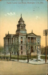 Fayette County Courthouse Washington Court House, OH Postcard Postcard