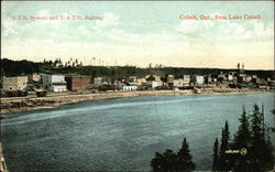 Cobalt From Lake Cobalt Ontario Canada Postcard Postcard