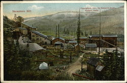 Snowstorm Mill Mullan, ID Postcard Postcard