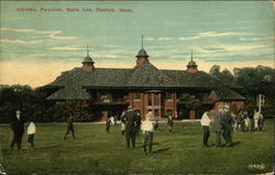 Athletic Pavilion, Belle Isle Postcard