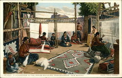 A Workroom in the Indian Building Postcard