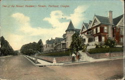One of the Newer Residence Streets Postcard