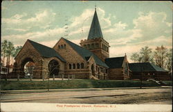 First Presbyterian Church Rutherford, NJ Postcard Postcard