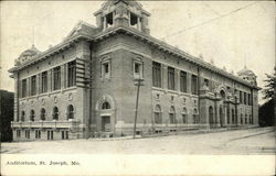 Auditorium St. Joseph, MO Postcard Postcard