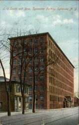 L.C. Smith and Bros. Typewriter Factory Postcard