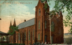 St. Paul's M.E. Church Middletown, NY Postcard Postcard