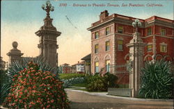 Entrance to Presidio Terrace San Francisco, CA Postcard Postcard