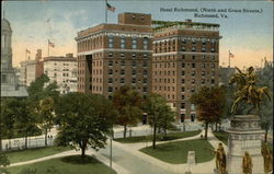 Hotel Richmond Virginia Postcard Postcard