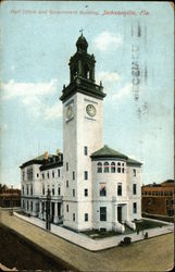 Post Office and Government Building Jacksonville, FL Postcard Postcard