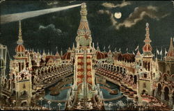 Luna Park, Coney Island Postcard