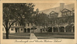 Quadrangle and Cloister, Westover School Postcard