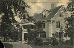 Residence of Mrs. Orville H. Platt Postcard