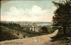 Bird's Eye View of Town Postcard