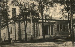 Cutler Memorial Library Farmington, ME Postcard Postcard