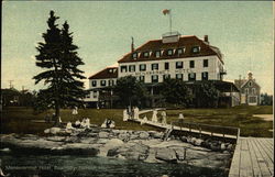 Menawarmet Hotel Boothbay Harbor, ME Postcard Postcard