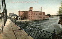 H.H. Amsden & Co.'s Cabinet Shop Penacook, NH Postcard Postcard